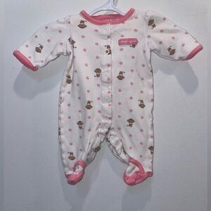 3/$15 Carter’s Pink and White Money Baby Sleepe